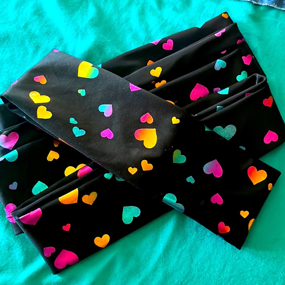 Rainbow Heart Headband